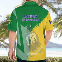 Hometown Saint Vincent and the Grenadines Hawaiian Shirt Flag and Map - Wonder Print Shop