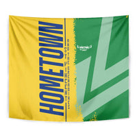 Hometown Saint Vincent and the Grenadines Tapestry Flag and Map - Wonder Print Shop