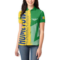 Hometown Saint Vincent and the Grenadines Women Polo Shirt Flag and Map - Wonder Print Shop