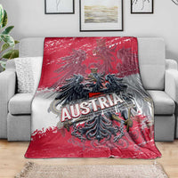 Coat Of Arms Austria Blanket Grunge Style
