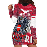Personalized Coat Of Arms Austria Hoodie Dress Grunge Style - Wonder Print Shop