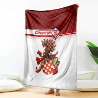 Croatia Blanket Vintage Coat Of Arms