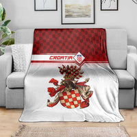 Croatia Blanket Vintage Coat Of Arms