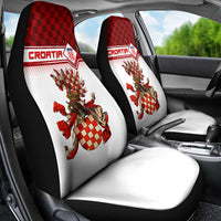 Croatia Car Seat Cover Vintage Coat Of Arms - Wonder Print Shop