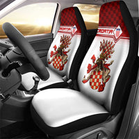 Croatia Car Seat Cover Vintage Coat Of Arms - Wonder Print Shop