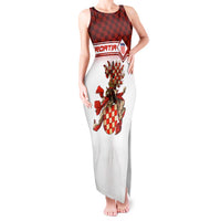 Personalized Croatia Tank Maxi Dress Vintage Coat Of Arms - Wonder Print Shop