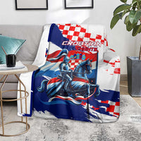 Croatian Knights Blanket Hrvatska Coat Of Arms