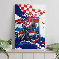 Croatian Knights Canvas Wall Art Hrvatska Coat Of Arms - Wonder Print Shop