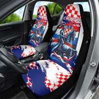 Croatian Knights Car Seat Cover Hrvatska Coat Of Arms - Wonder Print Shop