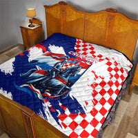 Croatian Knights Quilt Hrvatska Coat Of Arms - Wonder Print Shop