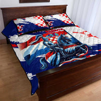 Croatian Knights Quilt Bed Set Hrvatska Coat Of Arms - Wonder Print Shop