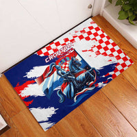 Croatian Knights Rubber Doormat Hrvatska Coat Of Arms - Wonder Print Shop