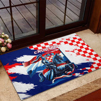 Croatian Knights Rubber Doormat Hrvatska Coat Of Arms - Wonder Print Shop