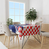 Croatian Knights Tablecloth Hrvatska Coat Of Arms - Wonder Print Shop
