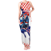 Personalized Croatian Knights Tank Maxi Dress Hrvatska Coat Of Arms - Wonder Print Shop