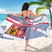 Coat Of Arms Czechia Sarong Czech Republic Sporty Geometric - Wonder Print Shop