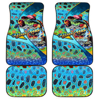 Kiss My Bass Fishing Car Mats Fish Me Luck - Wonder Print Shop