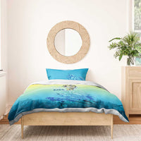 Fishing Bone Summer Bass Bedding Set Fishbone Ocean - Wonder Print Shop