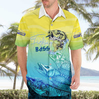 Personalized Fishing Bone Summer Bass Hawaiian Shirt Fishbone Ocean - Wonder Print Shop