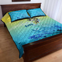 Fishing Bone Summer Bass Quilt Bed Set Fishbone Ocean - Wonder Print Shop