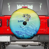 Fishing Bone Summer Bass Spare Tire Cover Fishbone Ocean - Wonder Print Shop