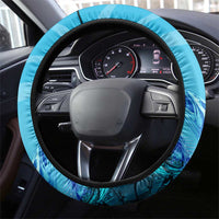 Fishing Bone Summer Bass Steering Wheel Cover Fishbone Ocean - Wonder Print Shop