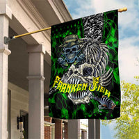 Franken Fish Garden Flag Skull Fishing Green - Wonder Print Shop