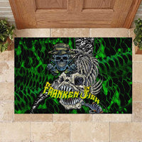 Franken Fish Rubber Doormat Skull Fishing Green - Wonder Print Shop