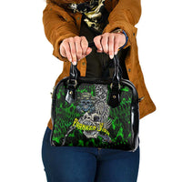 Franken Fish Shoulder Handbag Skull Fishing Green