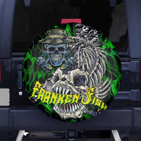 Franken Fish Spare Tire Cover Skull Fishing Green - Wonder Print Shop