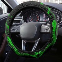 Franken Fish Steering Wheel Cover Skull Fishing Green - Wonder Print Shop