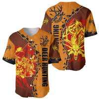 Skull Deer Hunting Baseball Jersey Vintage Leather Bow Hunter - Wonder Print Shop
