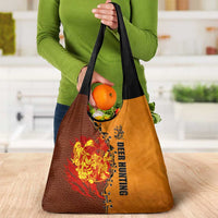 Skull Deer Hunting Grocery Bag Vintage Leather Bow Hunter - Wonder Print Shop