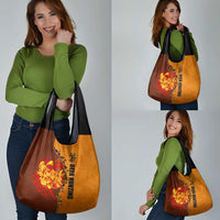 Skull Deer Hunting Grocery Bag Vintage Leather Bow Hunter - Wonder Print Shop