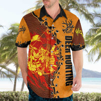 Skull Deer Hunting Hawaiian Shirt Vintage Leather Bow Hunter - Wonder Print Shop