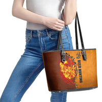 Skull Deer Hunting Leather Tote Bag Vintage Leather Bow Hunter - Wonder Print Shop