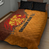 Skull Deer Hunting Quilt Bed Set Vintage Leather Bow Hunter - Wonder Print Shop