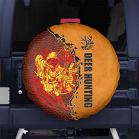Skull Deer Hunting Spare Tire Cover Vintage Leather Bow Hunter - Wonder Print Shop