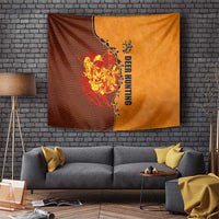 Skull Deer Hunting Tapestry Vintage Leather Bow Hunter - Wonder Print Shop