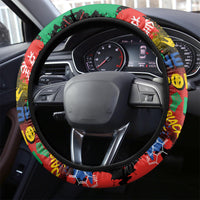 Never Apologize For Being Black Steering Wheel Cover - Wonder Print Shop