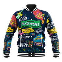 Music That Makes Us Proud African Baseball Jacket Black People - Wonder Print Shop