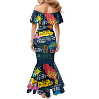 Music That Makes Us Proud African Family Matching Mermaid Dress and Hawaiian Shirt Black People - Wonder Print Shop