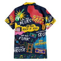 Music That Makes Us Proud African Family Matching Short Sleeve Bodycon Dress and Hawaiian Shirt Black People - Wonder Print Shop