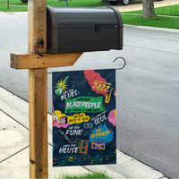 Music That Makes Us Proud African Garden Flag Black People - Wonder Print Shop