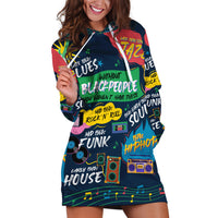 Music That Makes Us Proud African Hoodie Dress Black People - Wonder Print Shop