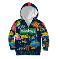 Music That Makes Us Proud African Kid Hoodie Black People - Wonder Print Shop