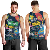 Music That Makes Us Proud African Men Tank Top Black People - Wonder Print Shop