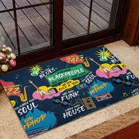 Music That Makes Us Proud African Rubber Doormat Black People - Wonder Print Shop