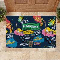 Music That Makes Us Proud African Rubber Doormat Black People - Wonder Print Shop