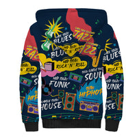 Music That Makes Us Proud African Sherpa Hoodie Black People - Wonder Print Shop